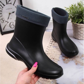 Nordman insulated rain boots in MAT3 black 1