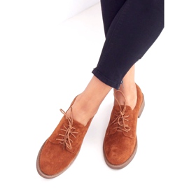 Camel TU146 Camel laced loafers brown multicolored 2