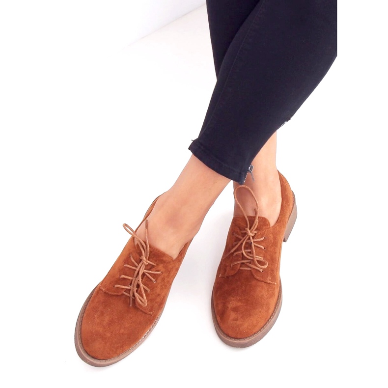 Camel TU146 Camel laced loafers brown multicolored 2