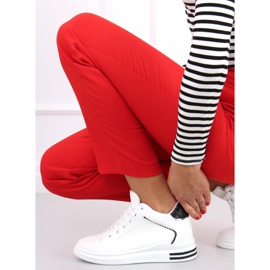 Sneakers on a hidden wedge Izumi WHITE / BLACK 1