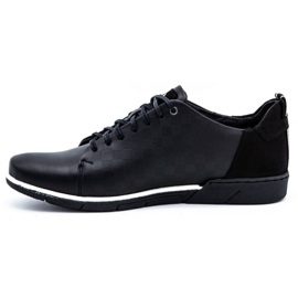 Polbut Men's casual leather shoes 2114 black 1 Polbut Men's casual leather shoes 2114 black 1