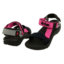 Girls' sandals with foam insert Lee Cooper LCW-22-34-0951K pink 4 Girls' sandals with foam insert Lee Cooper LCW-22-34-0951K pink 4