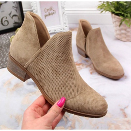 Openwork boots Filippo W PAW319B beige 1