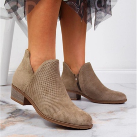 Openwork boots Filippo W PAW319B beige 2