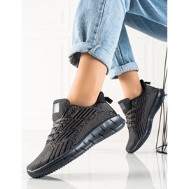 Bona Openwork Sport Shoes black 1