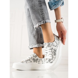 Seastar Fashion Design Sneakers white black 2