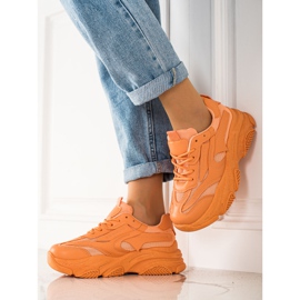 Seastar Fashionable Sneakers With Mesh orange 1