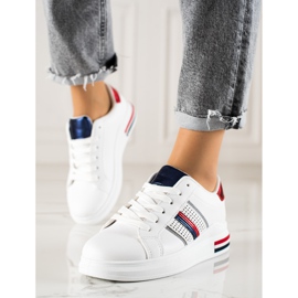 TRENDI Casual White Sport Shoes 2