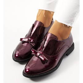 Burgundy lacquered shoes Flover 1