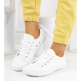 Casas white women's sneakers 1