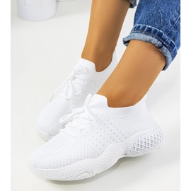 Donatil white sports sneakers 1