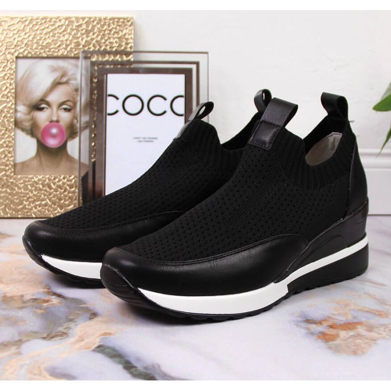 Wedge sneakers Potocki W WOL52A black 2