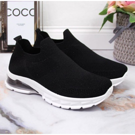 Slip on sports shoes Potocki W WOL57A black 2 Slip on sports shoes Potocki W WOL57A black 2