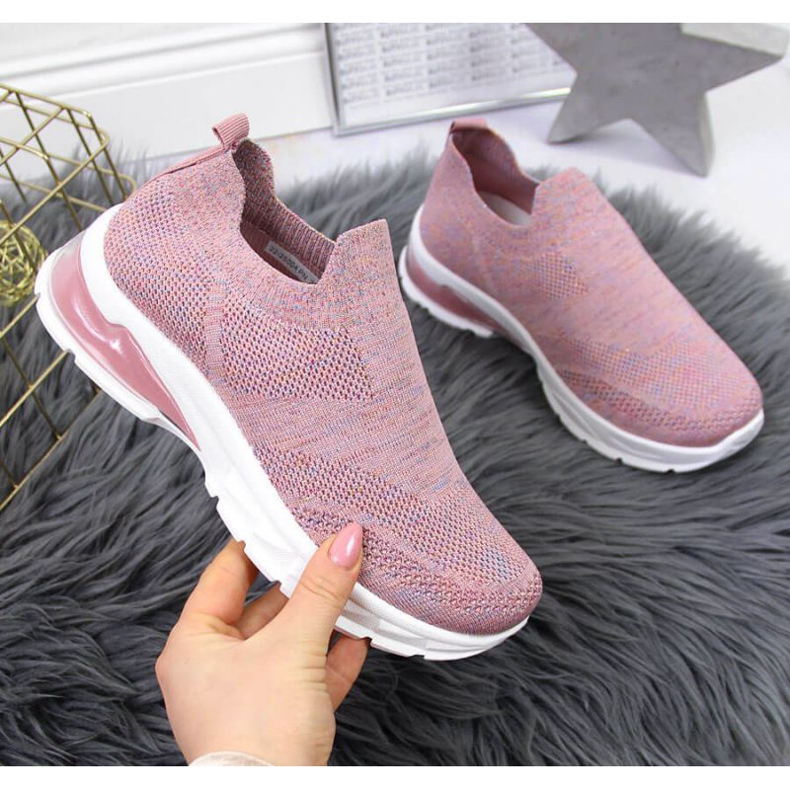 Slip on sports shoes Potocki W WOL57B pink 1