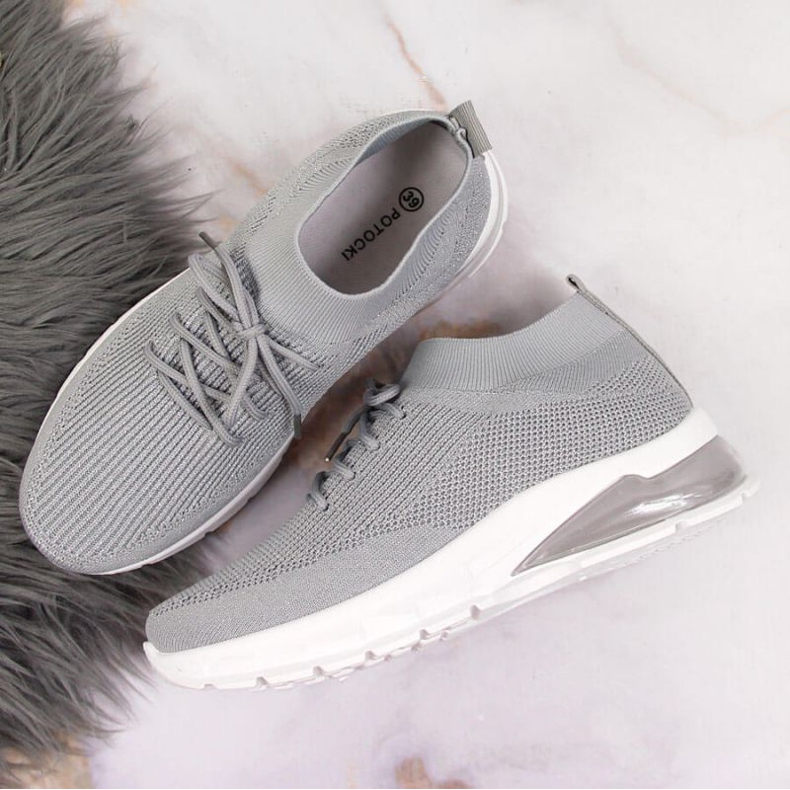 Potocki W WOL58A gray sports shoes grey 2