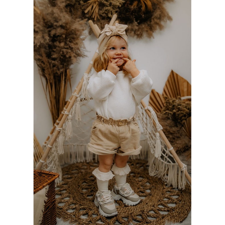 Children's Sport Shoes Sneakers Beige Rommie 1