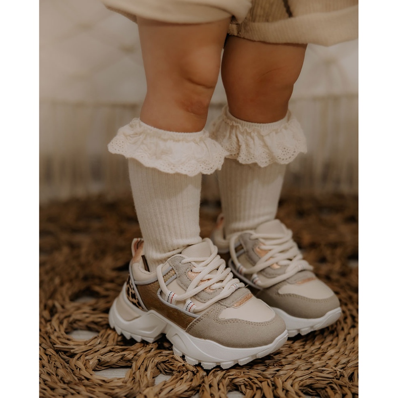 Children's Sport Shoes Sneakers Beige Rommie 2