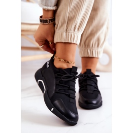Vinceza Sport Shoes Sneakers Slip-on Black Marvene 1