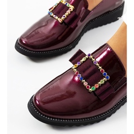 Burgundy lacquered Kalma shoes 1