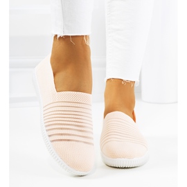 Royse pink openwork sneakers 1