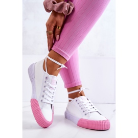 Material Sneakers Big Star JJ274111 White sneakers 2