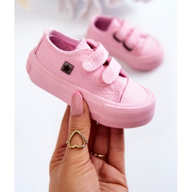 Children's Classic Sneakers Big Star JJ374040 Pink 1