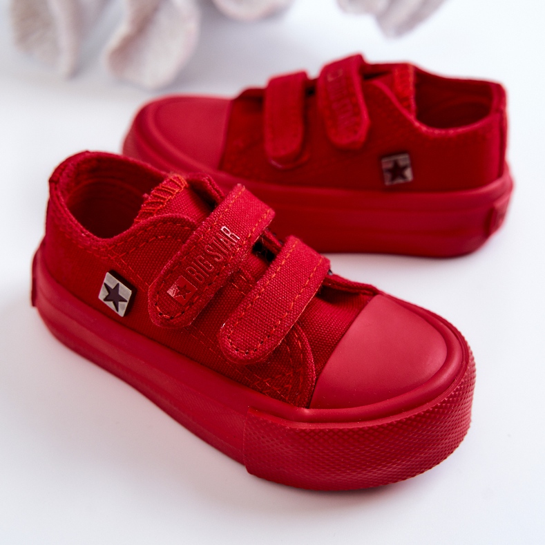 Children's Classic Sneakers Big Star JJ374041 Red 2 Children's Classic Sneakers Big Star JJ374041 Red 2
