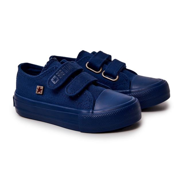 Children's Classic Sneakers Big Star JJ374044 Navy Blue ['navy'] 1