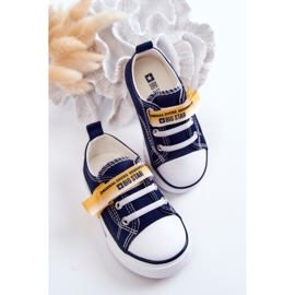 Children's Low Sneakers Big Star JJ374077 Navy Blue 2