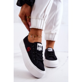 Black Sneakers On Lee Cooper LCW-22-31-0835L Platform 1