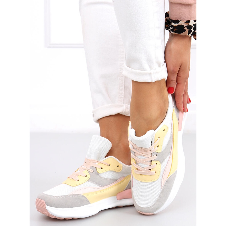 Nydia Yellow trainers multicolored 1