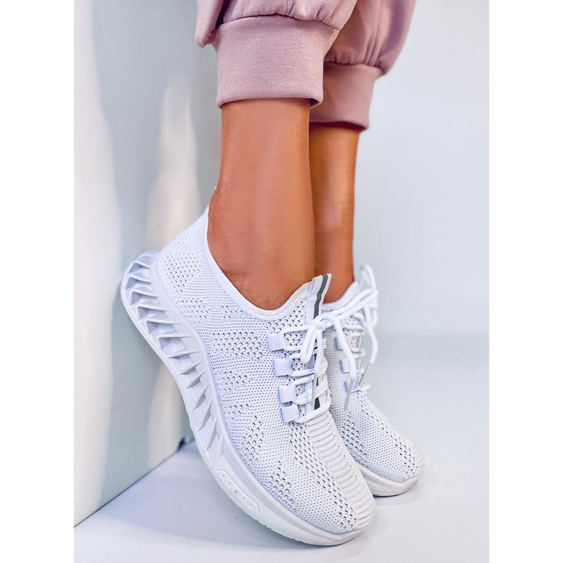 Kira White sock sports shoes 1