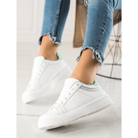 TRENDI Casual White Sneakers 1