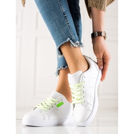 TRENDI Classic Lace-up Sneakers white 2