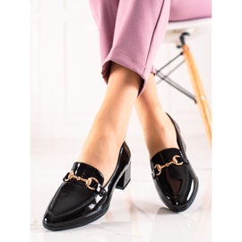 Lacquered high-heeled shoes VINCEZA black 1