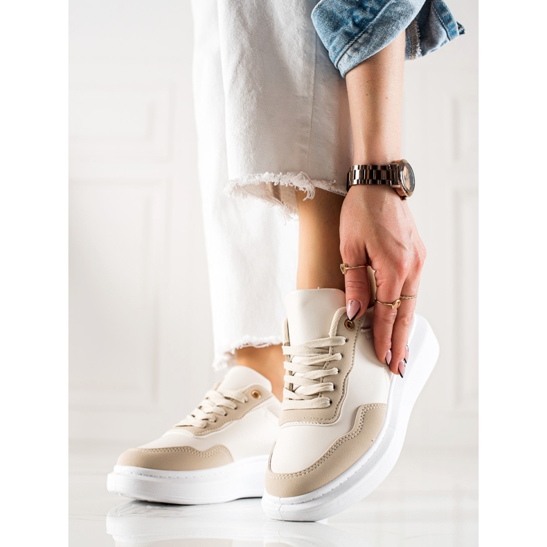 BUONAROTTI Fashionable Sport Shoes Sneakers beige 1 BUONAROTTI Fashionable Sport Shoes Sneakers beige 1