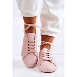 Women's Leather Sneakers Big Star JJ274071 Light Pink 2 Women's Leather Sneakers Big Star JJ274071 Light Pink 2