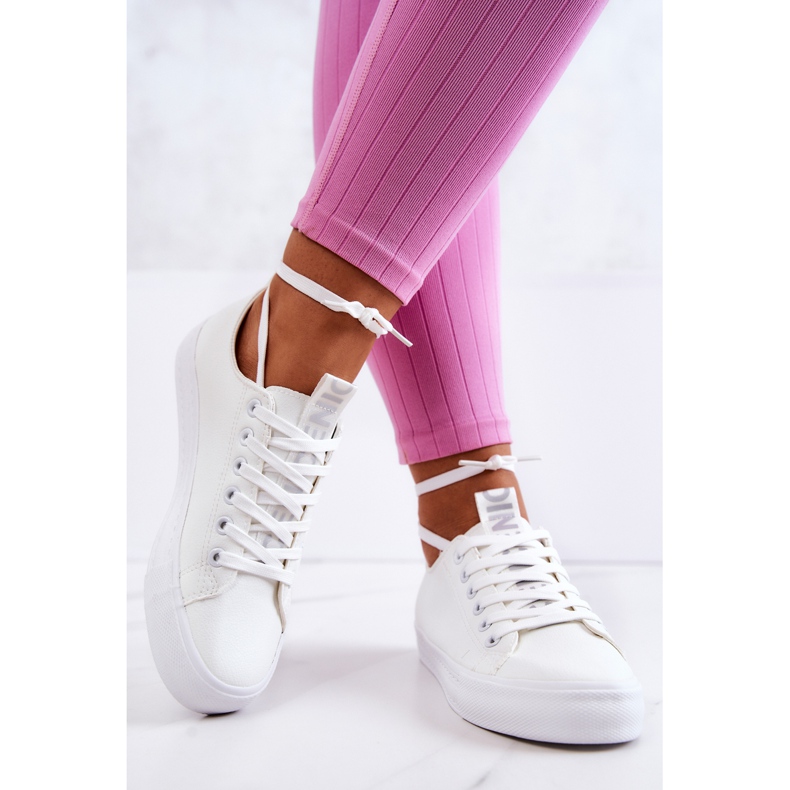 PS1 Women's Leather Sneakers White Mikayla 2