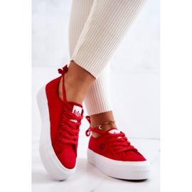 Lee Cooper LCW-22-31-0834L Red Sneakers 2 Lee Cooper LCW-22-31-0834L Red Sneakers 2