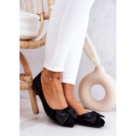 PE1 Classic Black Grayson Bow Ballerina 1