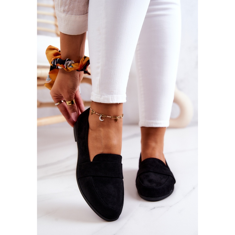 PE1 Jayden Black Suede Loafers With Belt 2 PE1 Jayden Black Suede Loafers With Belt 2