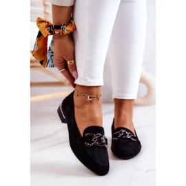 Suede Loafers Sergio Leone MK739 Black 2