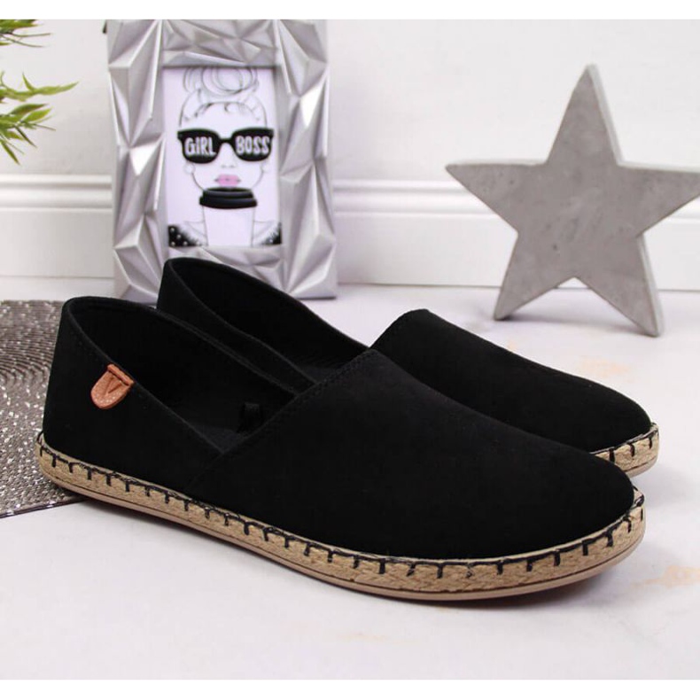 Espadrilles with a cut Vinceza W JAN82A black 2
