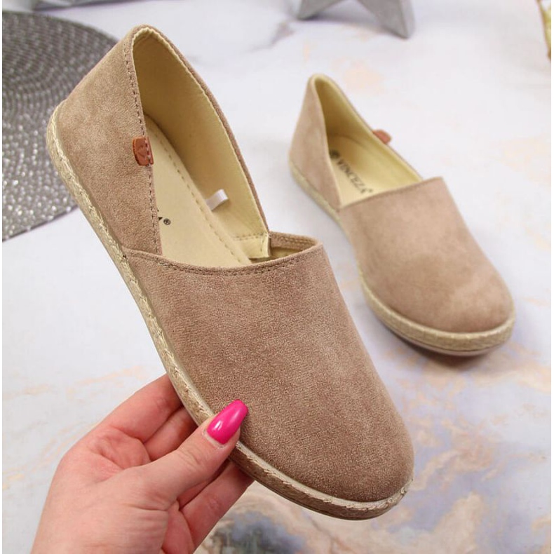 Espadrilles with a cut Vinceza W JAN82B beige 1