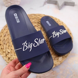 Beach slippers Big Star W JJ274A299 navy blue 1