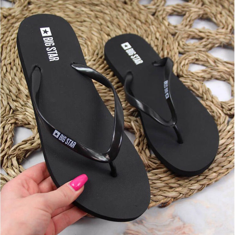 Black Beach Flip-flops Big Star W JJ274A379 1 Black Beach Flip-flops Big Star W JJ274A379 1