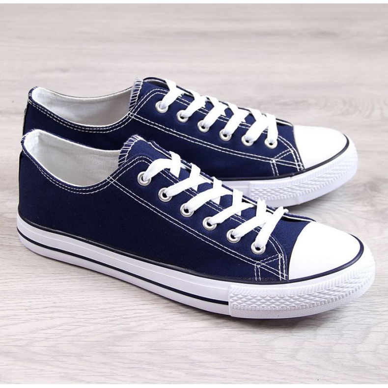 Low-top sneakers Atletico M ATC239C navy blue sneakers 1