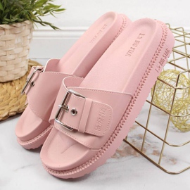 Big Star JJ274A308 platform flip-flops, pink 2