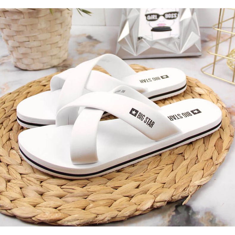 White Big Star W JJ274A339 pool slippers 2