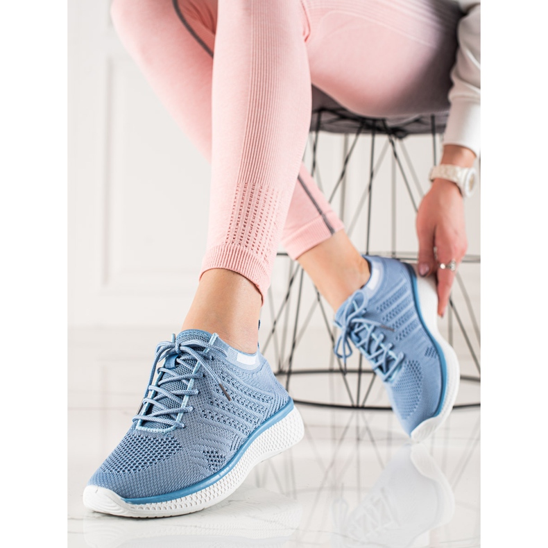 TRENDI Lace-up Sports Shoes blue 2 TRENDI Lace-up Sports Shoes blue 2